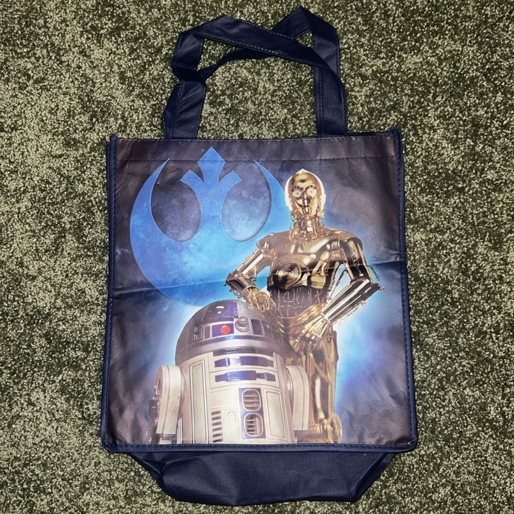 Reusable Star Wars Tote Bag – R2-D2 & C-3PO - Picture 4 of 4